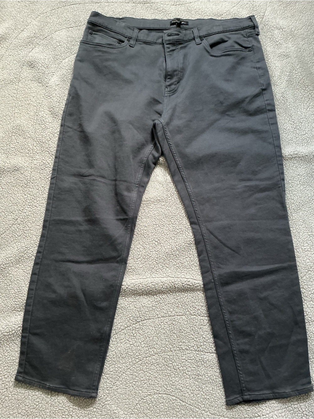 Banana Republic Men's Charcoal Gray Slim Straight Jeans